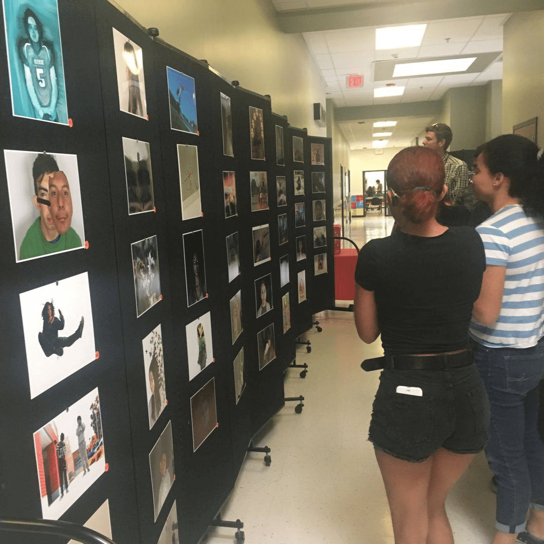 Photography Gallery Display in Hall